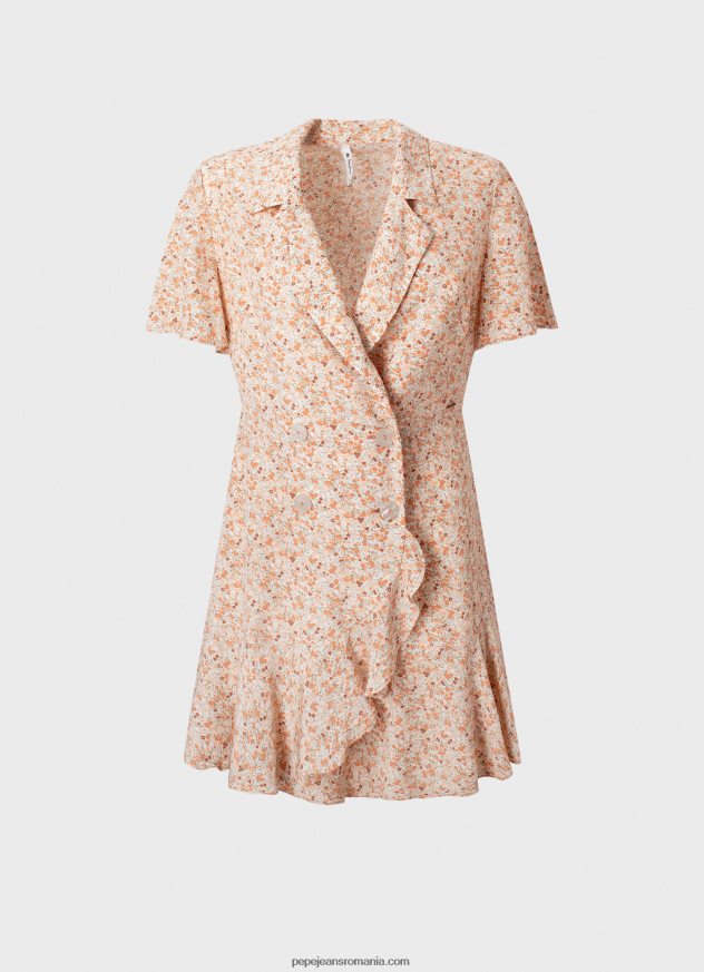 rochie înfășurată cu flori femei Pepe Jeans multi 6Z0R46213