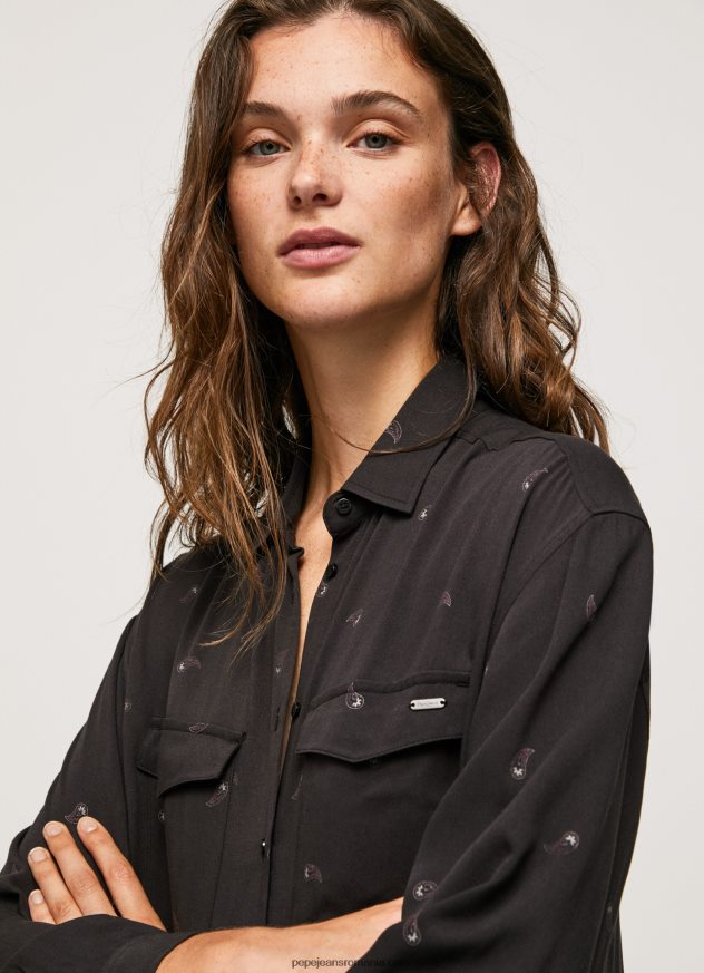 rochie scurtă cu imprimeu paisley femei Pepe Jeans multi 6Z0R46155