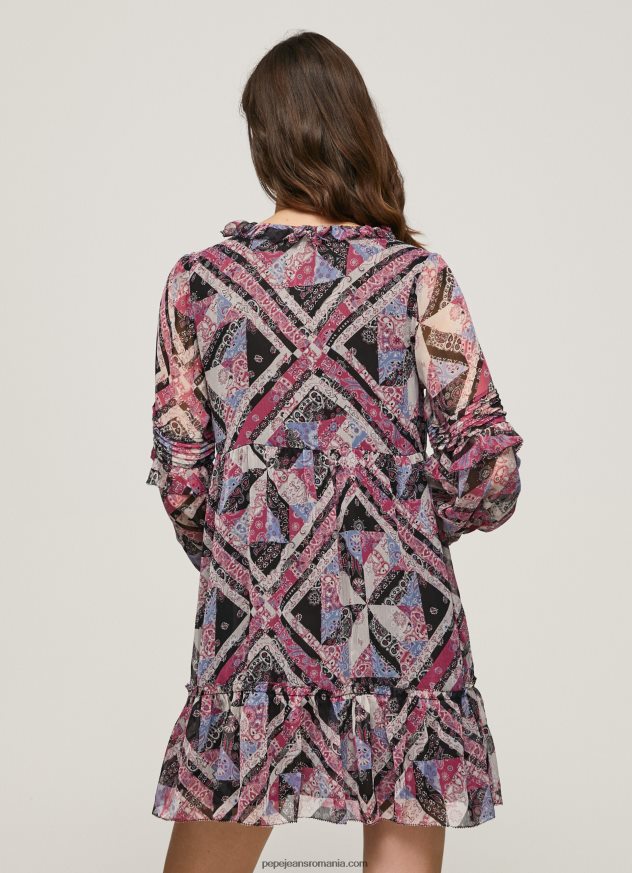 rochie scurtă cu potrivire boxy femei Pepe Jeans multi 6Z0R46179