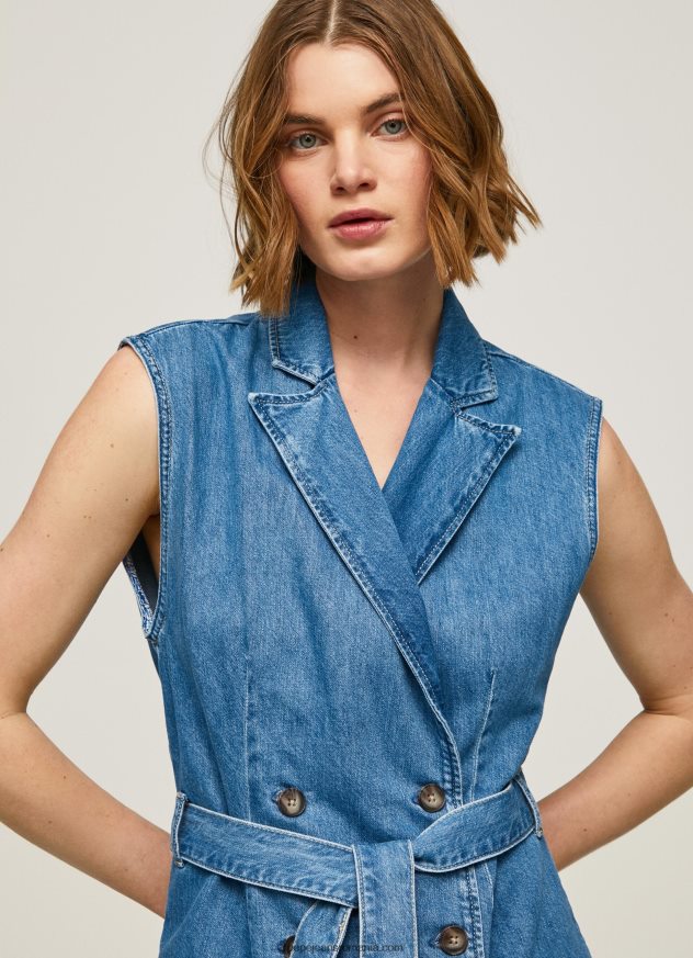 rochie scurtă din denim carmen femei Pepe Jeans denim 6Z0R46154