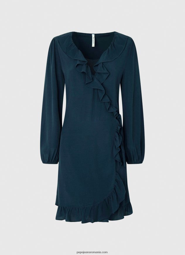 rochie scurtă înfășurată esha femei Pepe Jeans dulwich 6Z0R46158
