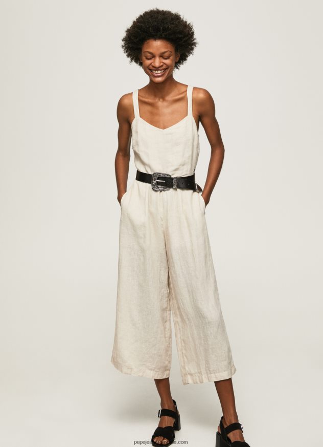 salopetă lungă cu decolteu inimă femei Pepe Jeans piatră 6Z0R46153