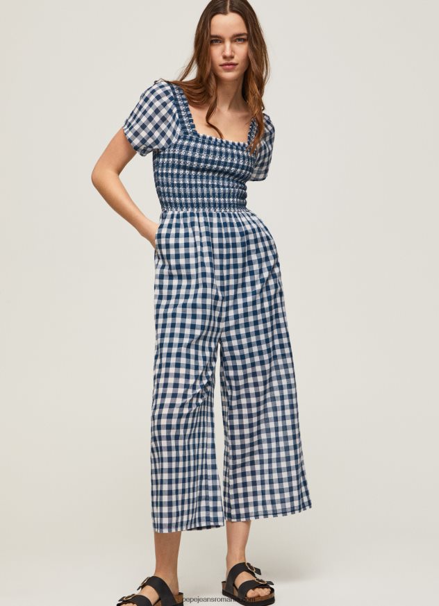 salopetă lungă cu imprimeu în carouri femei Pepe Jeans multi 6Z0R46185