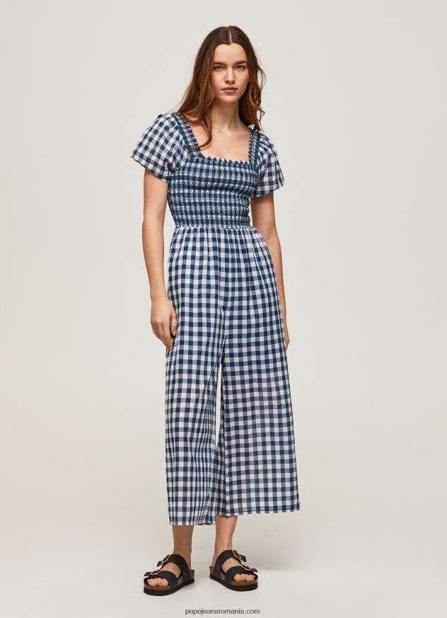 salopetă lungă cu imprimeu în carouri femei Pepe Jeans multi 6Z0R46185