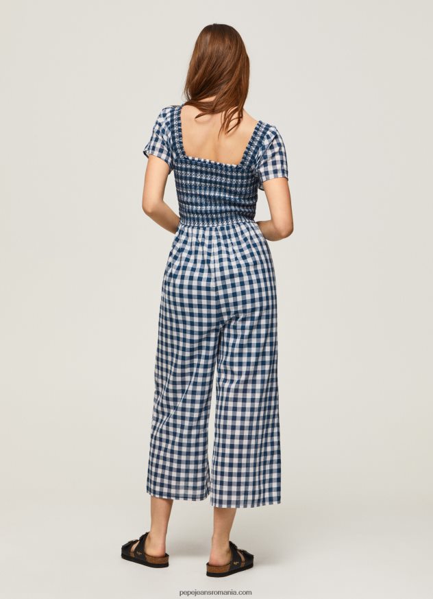 salopetă lungă cu imprimeu în carouri femei Pepe Jeans multi 6Z0R46185