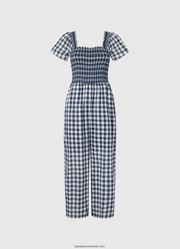 salopetă lungă cu imprimeu în carouri femei Pepe Jeans multi 6Z0R46185