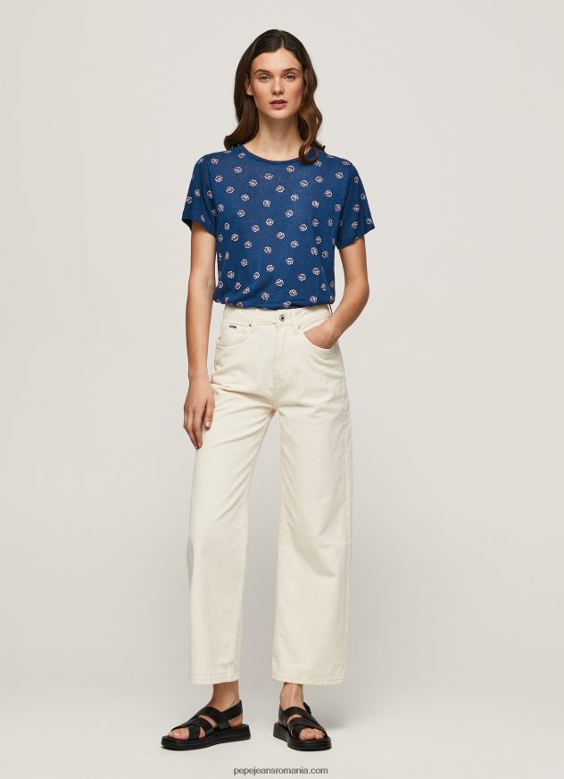 tricou cu imprimeu floral femei Pepe Jeans multi 6Z0R46444