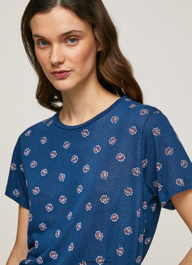 tricou cu imprimeu floral femei Pepe Jeans multi 6Z0R46444