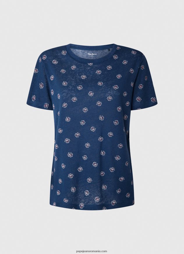 tricou cu imprimeu floral femei Pepe Jeans multi 6Z0R46444