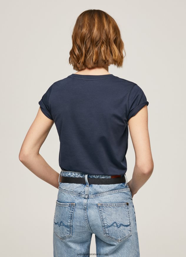 tricou din bumbac cu maneca scurta femei Pepe Jeans dulwich 6Z0R46430