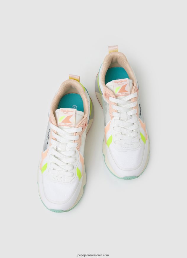 adidași brit pro strălucitori pentru alergare femei Pepe Jeans alb 6Z0R46576