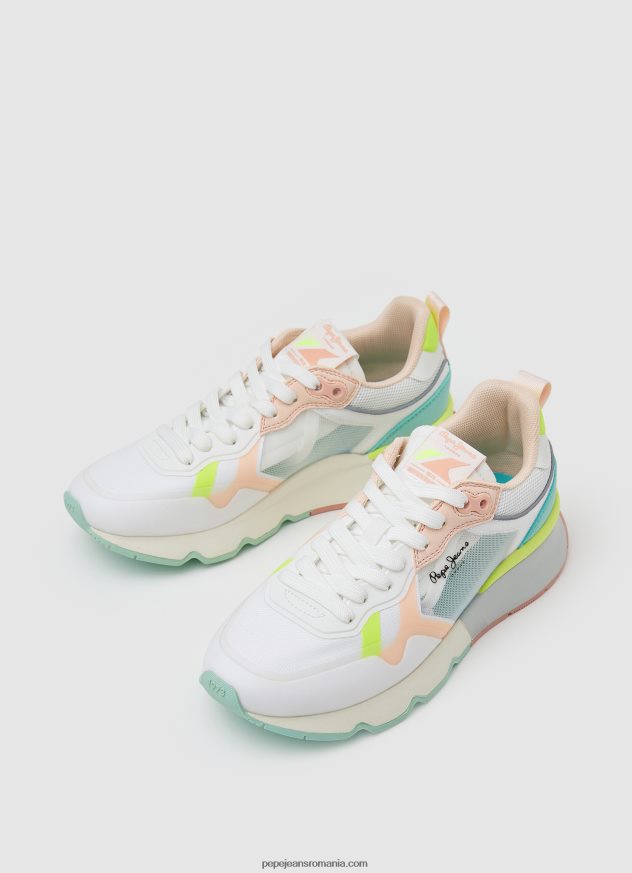 adidași brit pro strălucitori pentru alergare femei Pepe Jeans alb 6Z0R46576