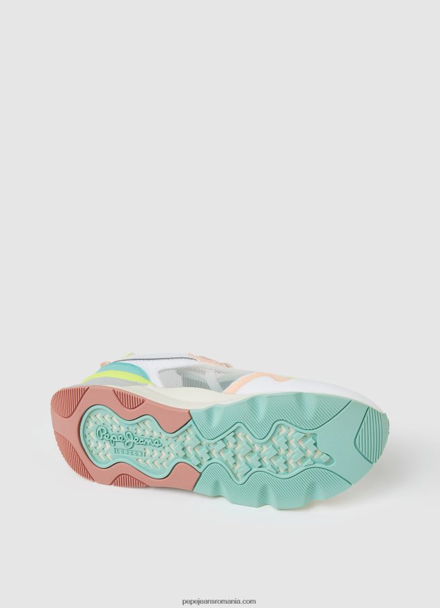 adidași brit pro strălucitori pentru alergare femei Pepe Jeans alb 6Z0R46576