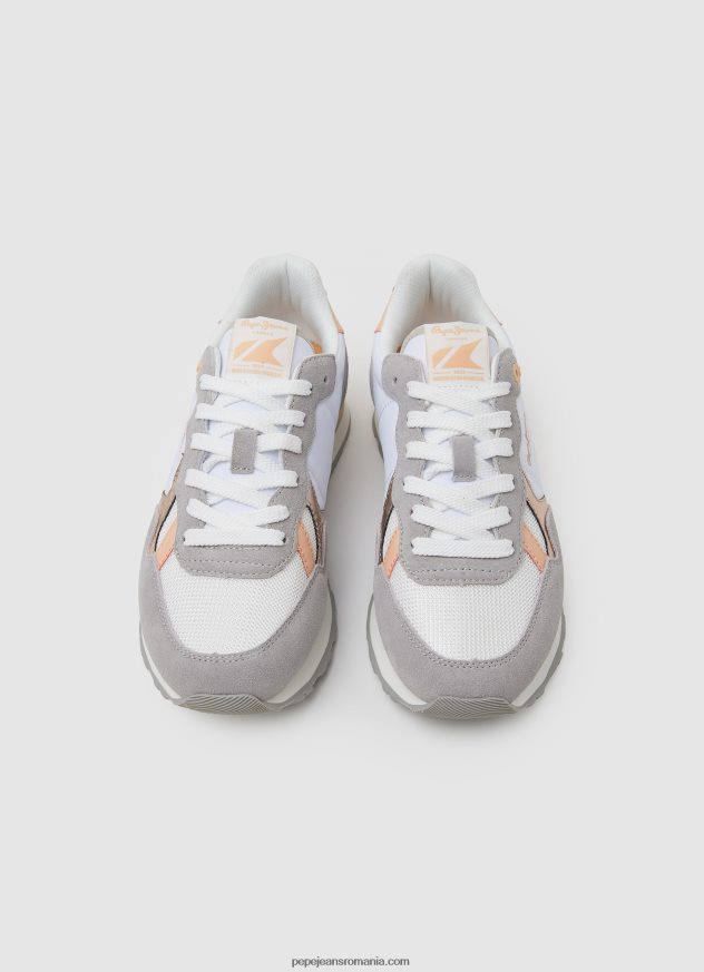 adidași combinați brit heritage femei Pepe Jeans alb 6Z0R46615