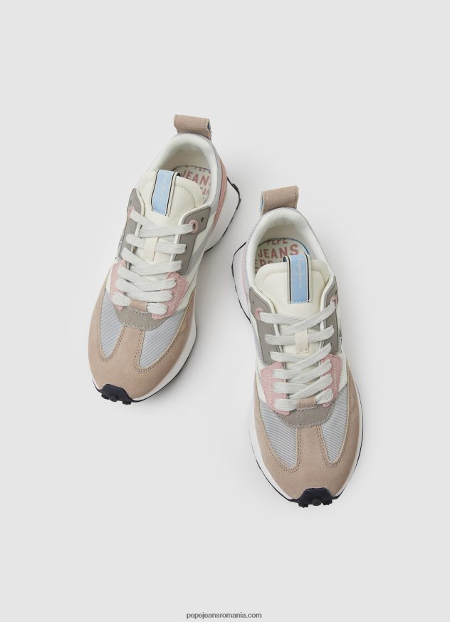 adidași combinați cu imprimeu norocos femei Pepe Jeans argint perlat 6Z0R46574