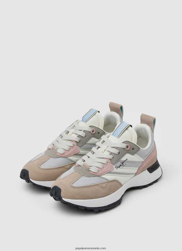 adidași combinați cu imprimeu norocos femei Pepe Jeans argint perlat 6Z0R46574