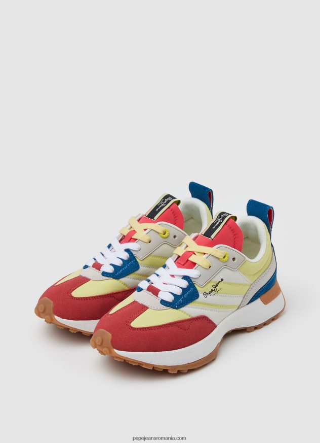 adidași combinați cu imprimeu norocos femei Pepe Jeans galben acid 6Z0R46572