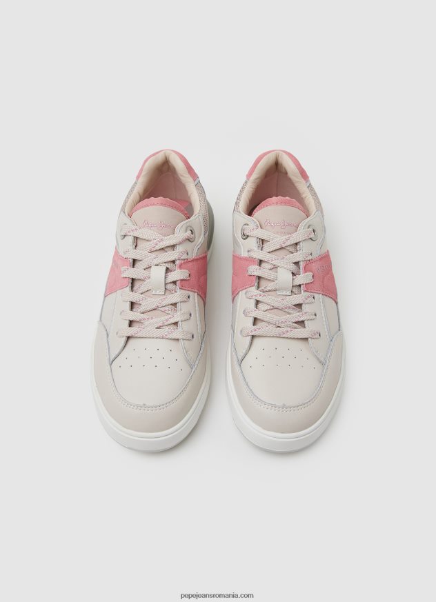 adidași combinați de culori baxter femei Pepe Jeans piersica usoara 6Z0R46603