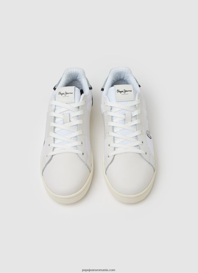adidași combinați din plasă milton femei Pepe Jeans alb 6Z0R46612