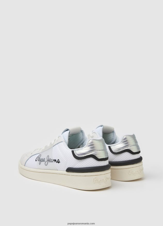 adidași combinați din plasă milton femei Pepe Jeans alb 6Z0R46612