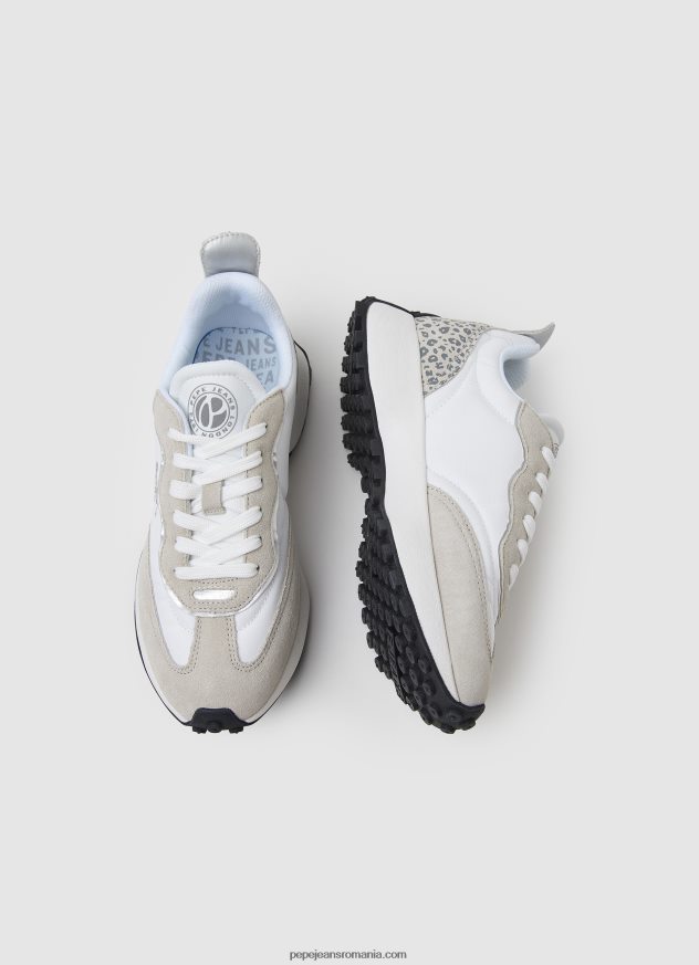 adidași combinați lucky leo femei Pepe Jeans alb de fabrică 6Z0R46573