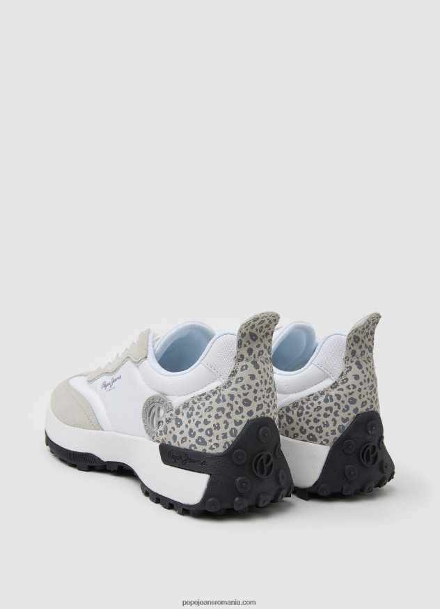 adidași combinați lucky leo femei Pepe Jeans alb de fabrică 6Z0R46573