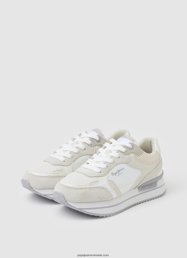 adidași combinați rusper pearl femei Pepe Jeans alb 6Z0R46596