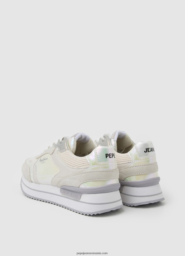 adidași combinați rusper pearl femei Pepe Jeans alb 6Z0R46596