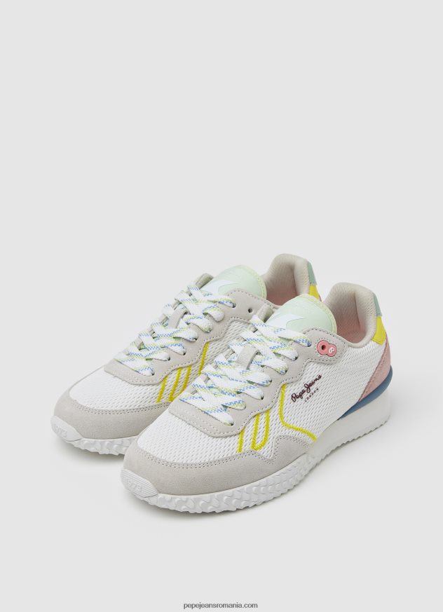 adidași de alergare holland mesh femei Pepe Jeans alb 6Z0R46605