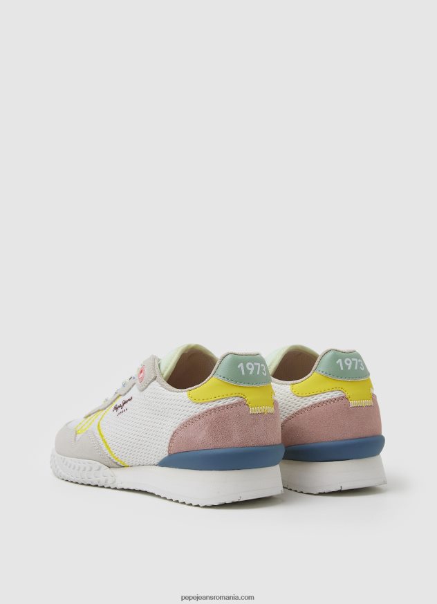 adidași de alergare holland mesh femei Pepe Jeans alb 6Z0R46605
