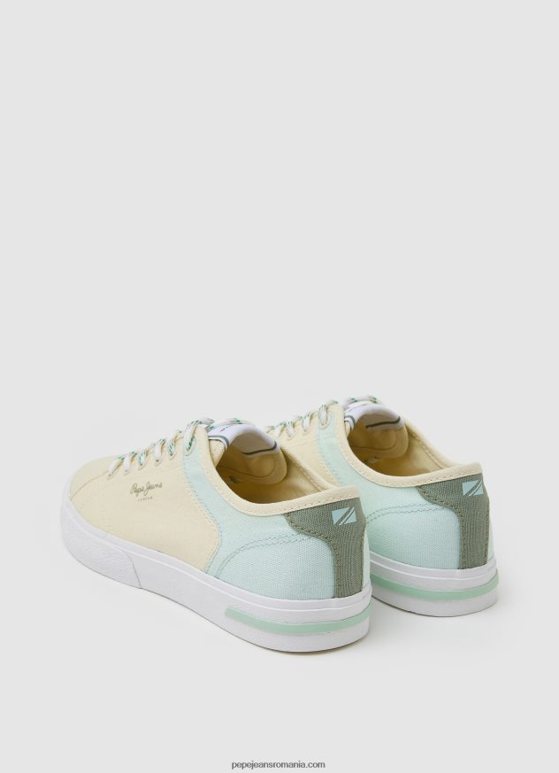 adidași de bază Kenton Road femei Pepe Jeans lămâie pastelată 6Z0R46634