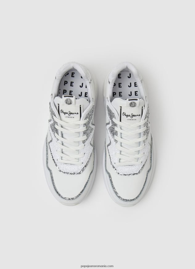 adidasi combinați arrow Marlow femei Pepe Jeans alb 6Z0R46600