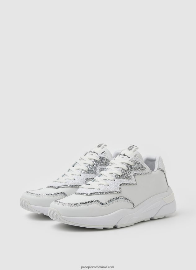 adidasi combinați arrow Marlow femei Pepe Jeans alb 6Z0R46600