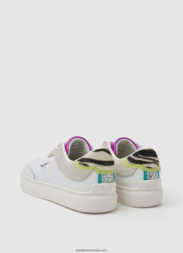 adidasi de bază adams ari femei Pepe Jeans alb 6Z0R46592