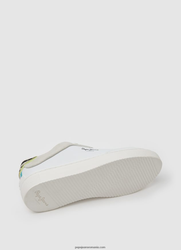 adidasi de bază adams ari femei Pepe Jeans alb 6Z0R46592