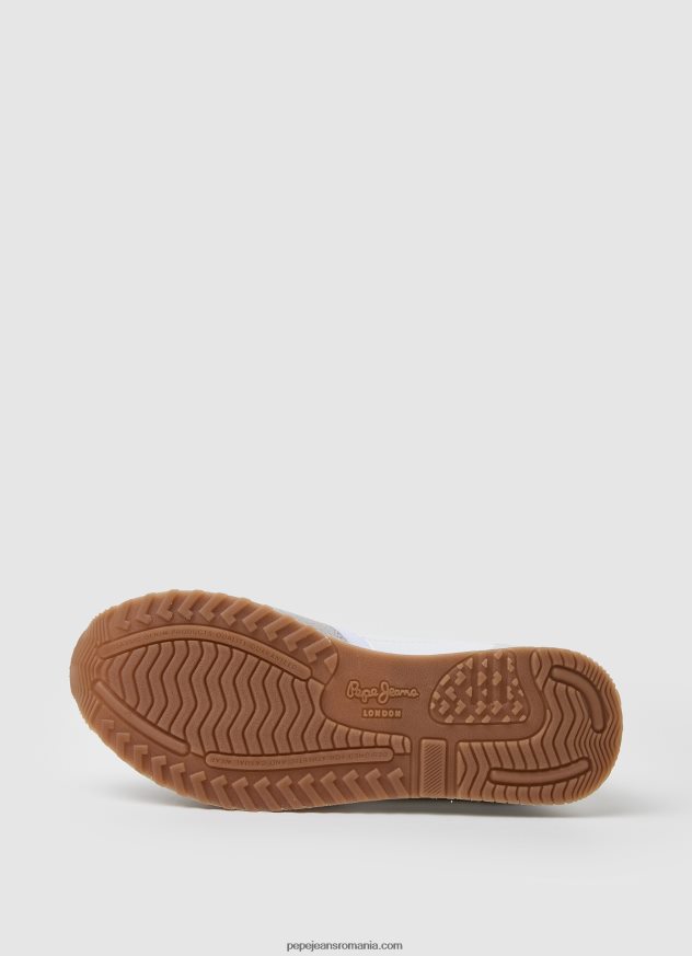 pantofi sport combinați london troy femei Pepe Jeans alb 6Z0R46590