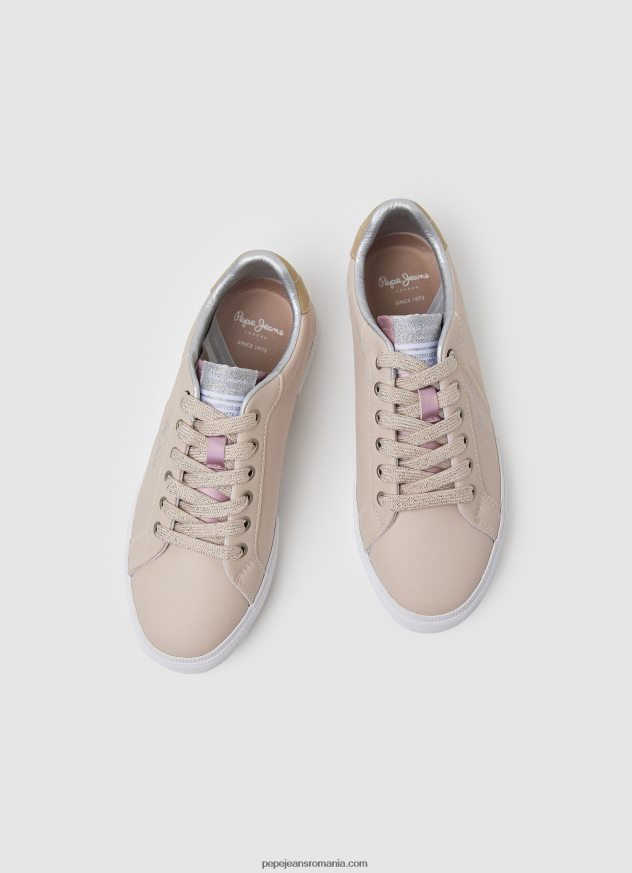 pantofi sport de bază Kenton Flag femei Pepe Jeans roz 6Z0R46598