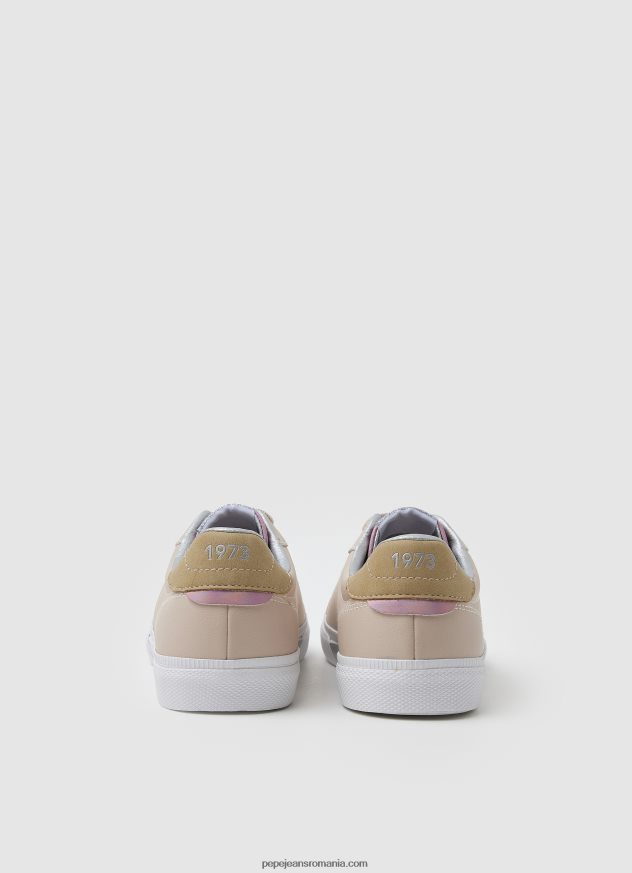 pantofi sport de bază Kenton Flag femei Pepe Jeans roz 6Z0R46598