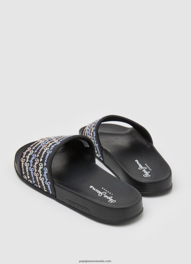 glisor set șlapi de plajă femei Pepe Jeans negru 6Z0R46692