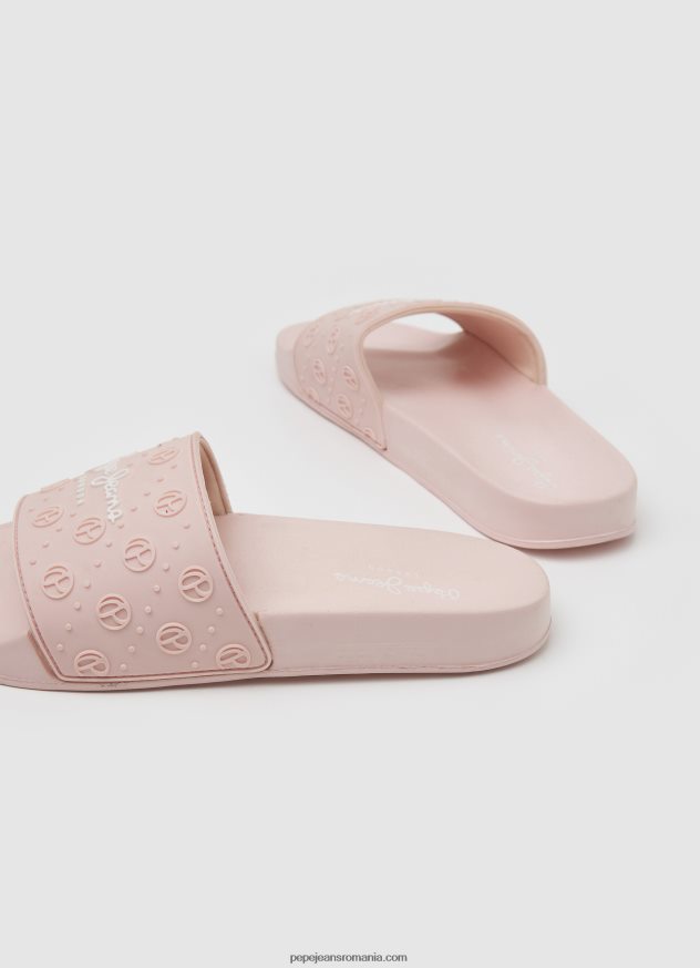 glisor uni șlapi de plajă femei Pepe Jeans roz deschis 6Z0R46689