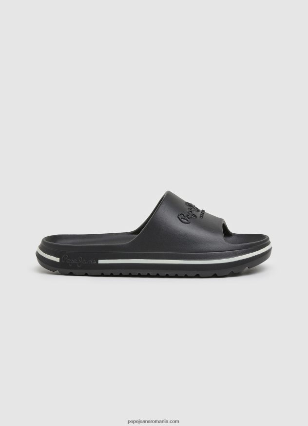 pantofi de plajă femei Pepe Jeans negru 6Z0R46696