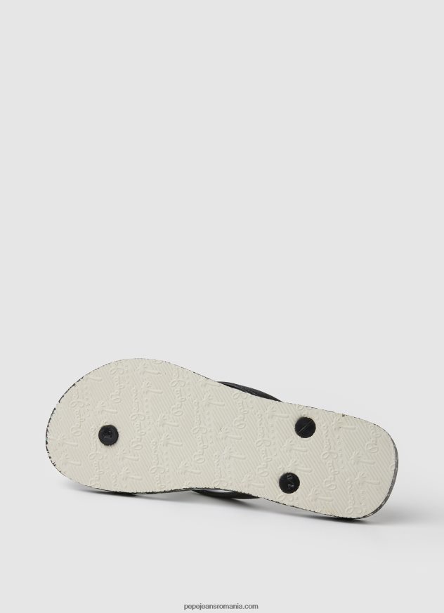 rake garden night beach flip flops femei Pepe Jeans negru 6Z0R46701