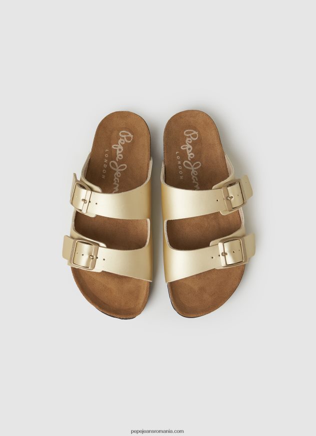 sandale anatomice oban claic femei Pepe Jeans de aur 6Z0R46674