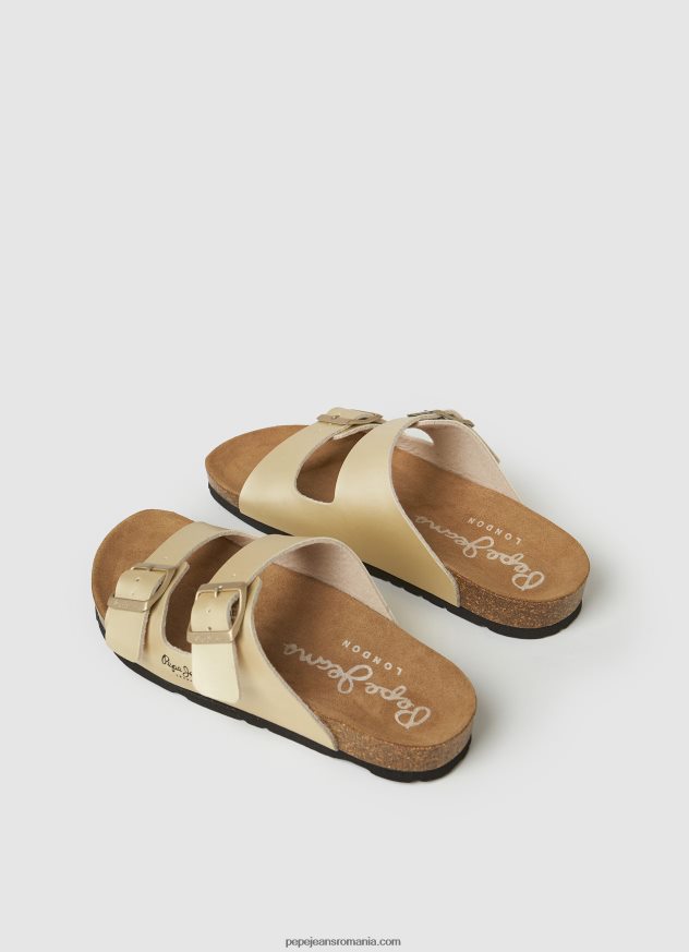 sandale anatomice oban claic femei Pepe Jeans de aur 6Z0R46674