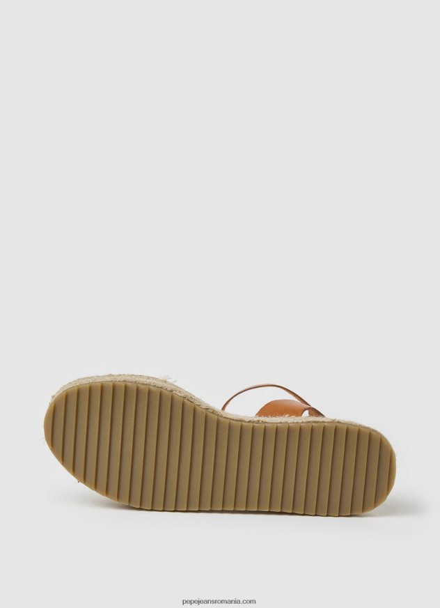 sandale cu pană din material kate femei Pepe Jeans aproape alb 6Z0R46678