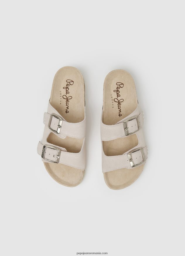 sandale din piele oban etnic femei Pepe Jeans nud 6Z0R46672