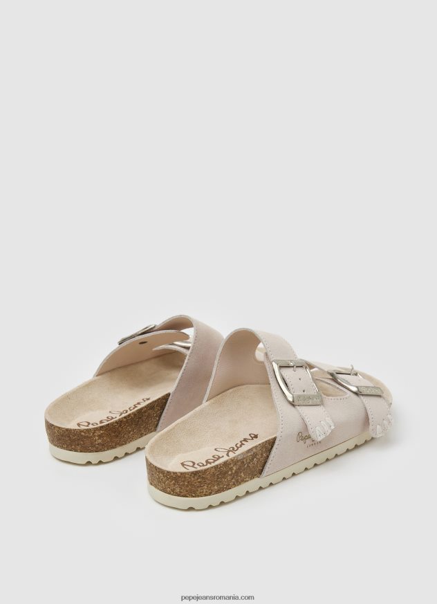 sandale din piele oban etnic femei Pepe Jeans nud 6Z0R46672