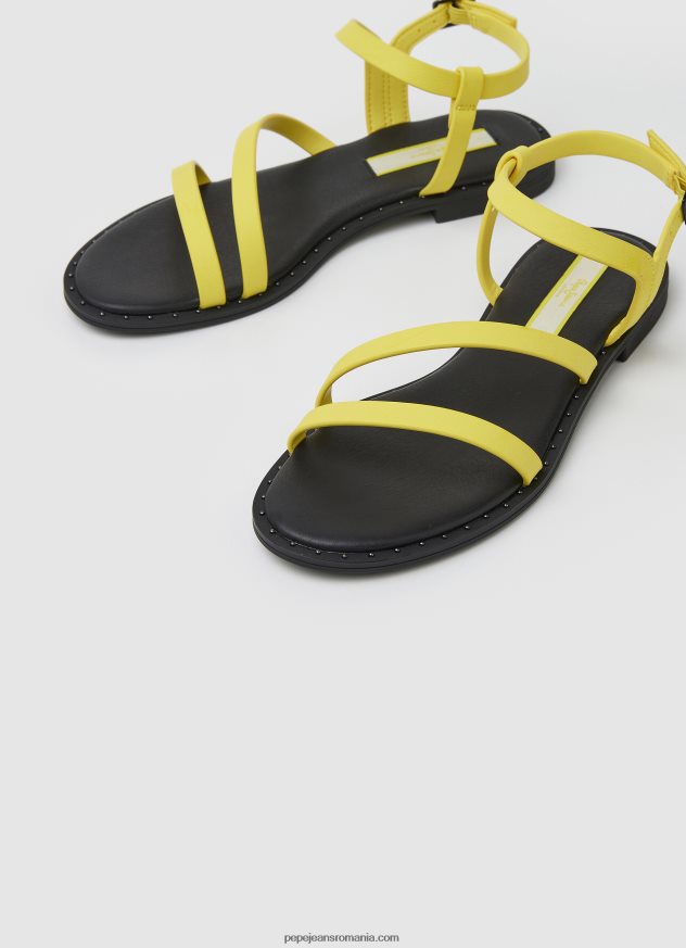 sandale plate hayes juice femei Pepe Jeans lămâie 6Z0R46664