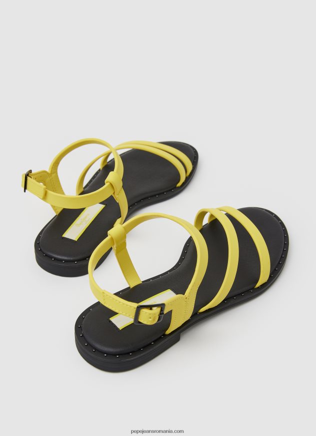 sandale plate hayes juice femei Pepe Jeans lămâie 6Z0R46664