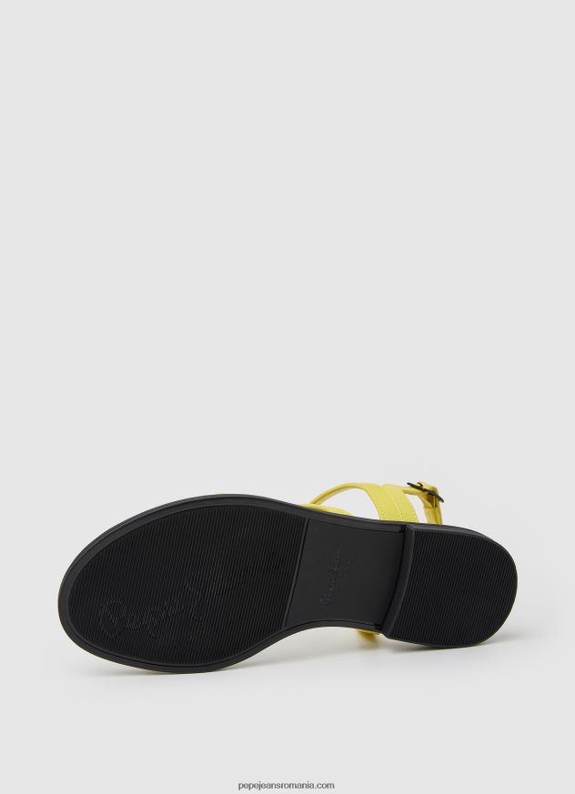 sandale plate hayes juice femei Pepe Jeans lămâie 6Z0R46664